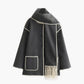 Women's Tailored Jacket with Matching Scarf 7