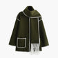 Women's Tailored Jacket with Matching Scarf 8