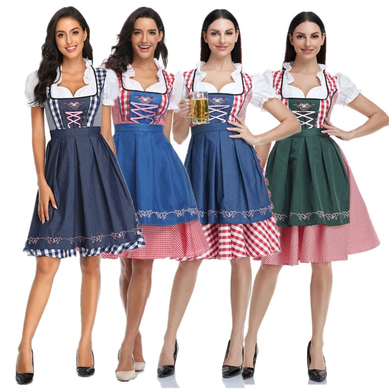 Women's Traditional Oktoberfest Dress Costume 1