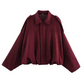 Women's Vintage Oversized Bomber Jacket 10