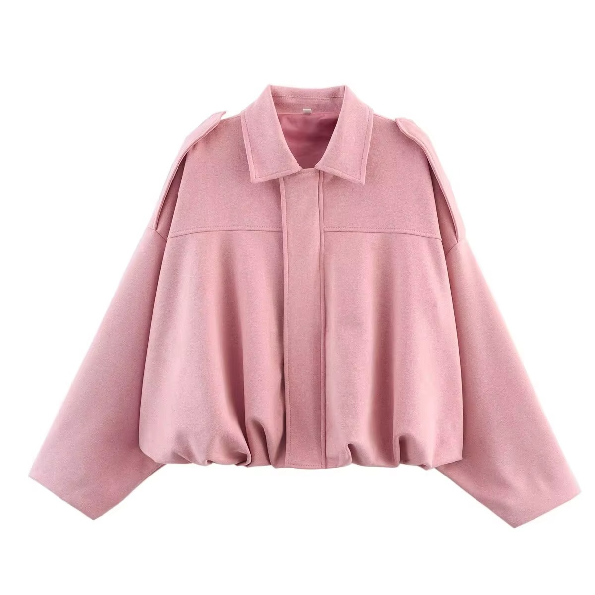 Women's Vintage Oversized Bomber Jacket 11