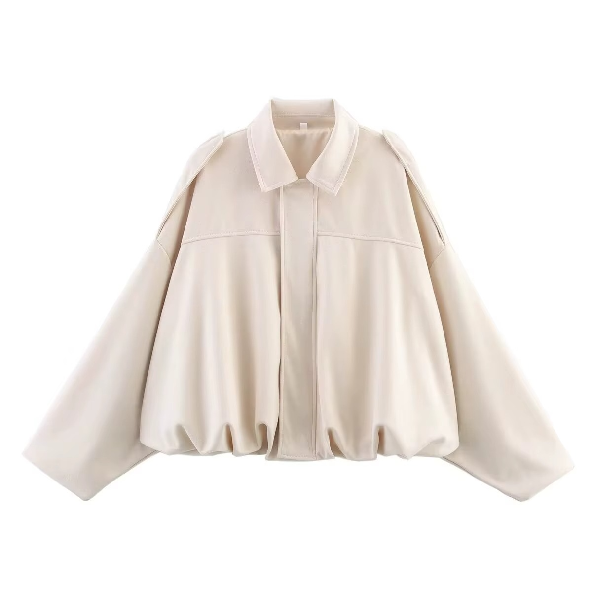 Women's Vintage Oversized Bomber Jacket 12