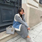 Women's Vintage Shearling Denim Vest 3