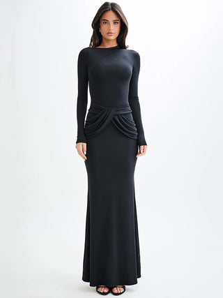 Ava Draped Maxi Dress