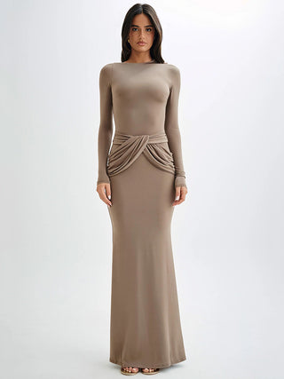 Ava Draped Maxi Dress